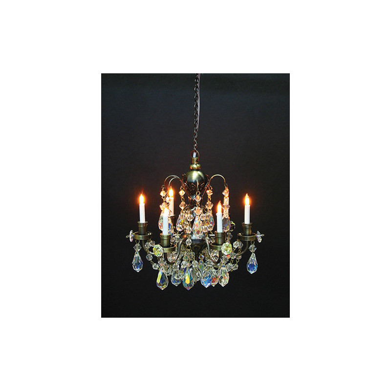 Nostalgia Crystal 6-Arm Chand