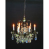 Nostalgia Crystal 6-Arm Chand