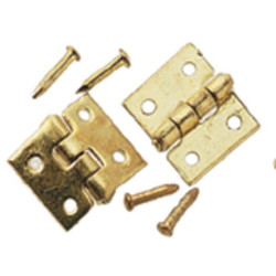 Brass Door Hinge 6Pc/Pk