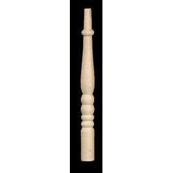 Turned Spindles 12 Pcs