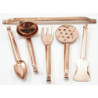 COPPER UTENSILS 5PK