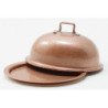 COPPER OVAL PLATE WITH LID