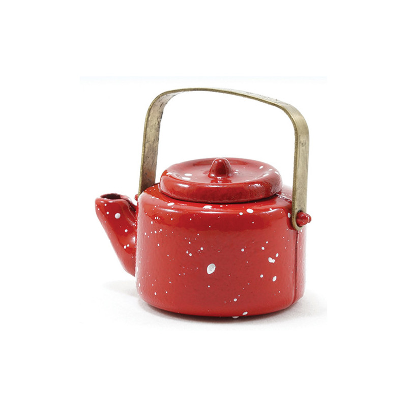 SMALL RED KETTLE