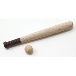BASEBALL BAT & BALL