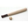 BASEBALL BAT & BALL