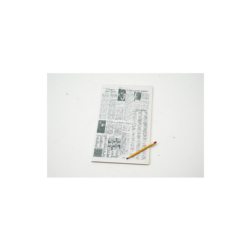 CROSSWORD PUZZLE W/PENCIL (+-)