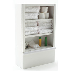 LINEN CUPBOARD, WHITE