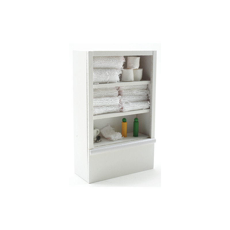 LINEN CUPBOARD, WHITE