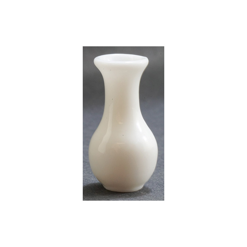 TALL WHITE VASE