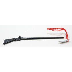 RIFLE/POWDER HORN  (1155)