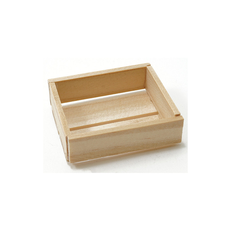 4-SLAT WOOD BOX