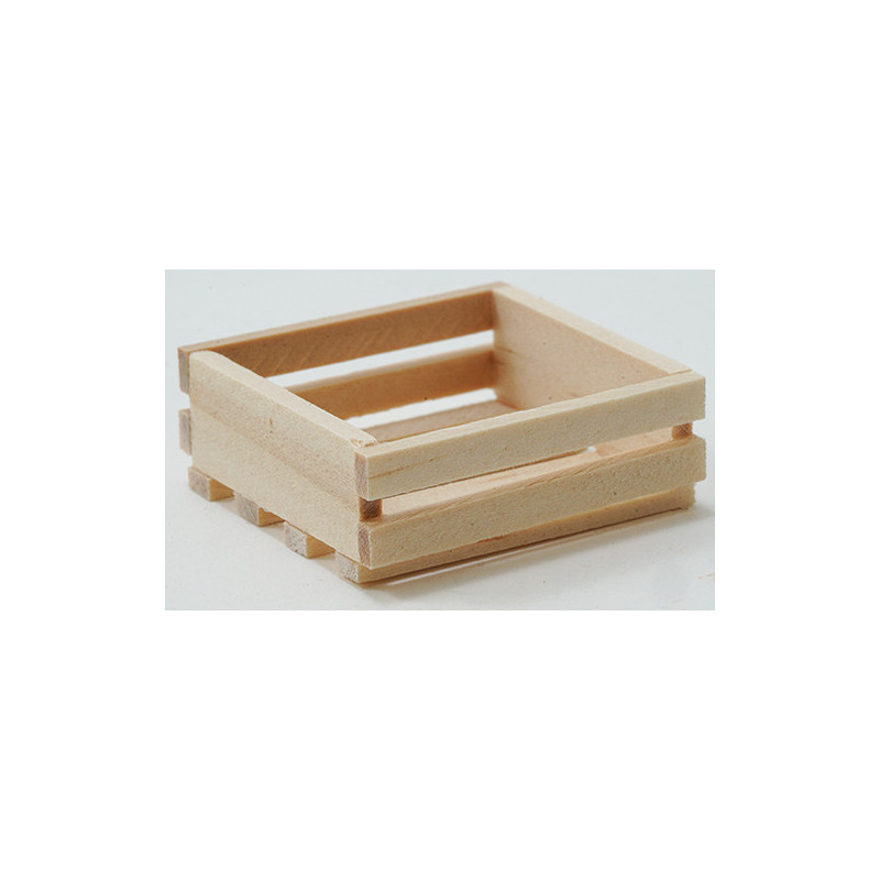8-SLAT WOOD BOX
