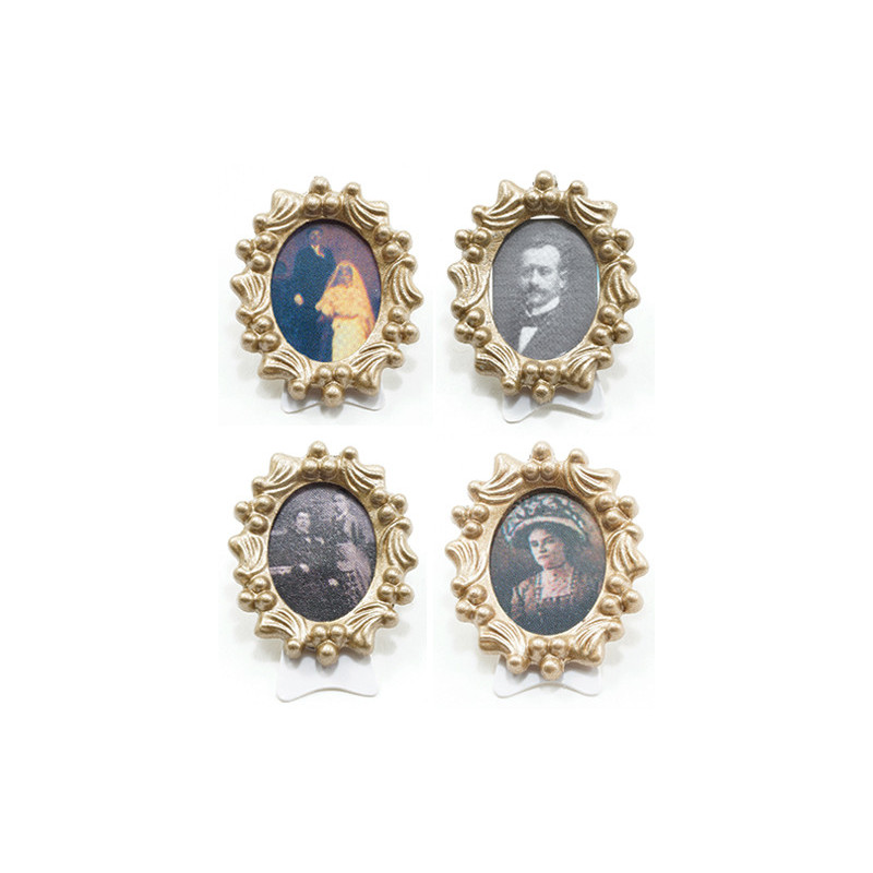 DECOR OVAL PICT. FRAME, ASSTD PIC MN4205