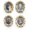 DECOR OVAL PICT. FRAME, ASSTD PIC MN4205