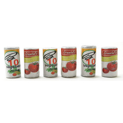 FOOD CANS, 6/PC