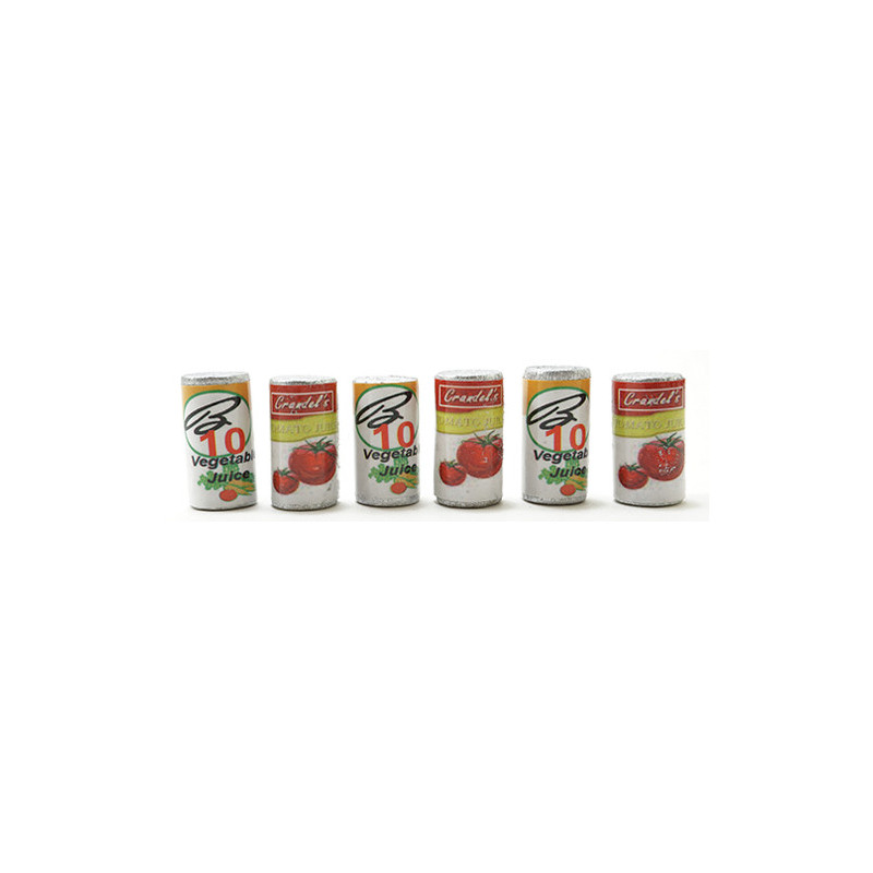 FOOD CANS, 6/PC