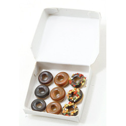 DONUTS ON TRAY