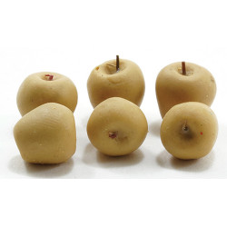 YELLOW APPLES, 6PC
