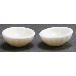 WHITE BOWLS, 2PK
