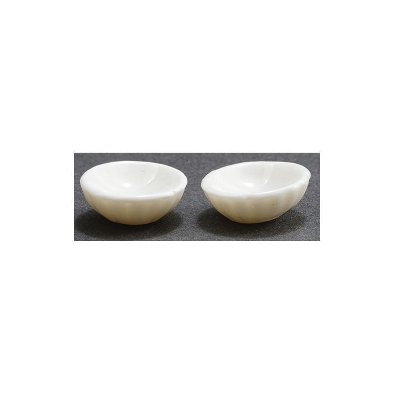 WHITE BOWLS, 2PK