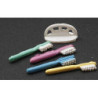 TOOTHBRUSH HOLDER W/ 4 TOOTHBRUSHES