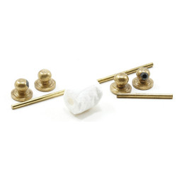 TOWEL BAR & TOILET PAPER HOLDER, 7/PC