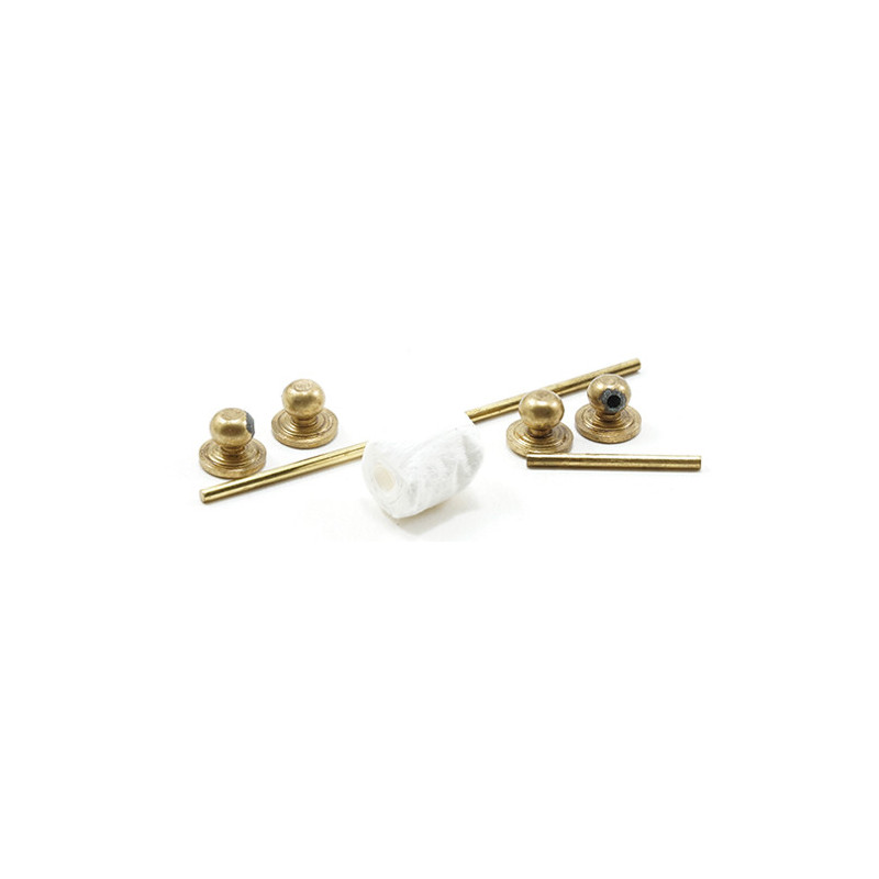 TOWEL BAR & TOILET PAPER HOLDER, 7/PC