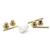 TOWEL BAR & TOILET PAPER HOLDER, 7/PC