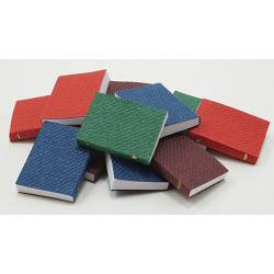&HW5012: BOOK SET/12 GOLD GRAIN EDGE