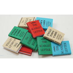 BOOKS/12, SMALL W/PRINTED COVERS TITLE A