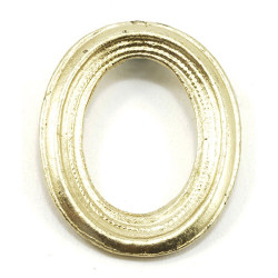 OVAL GOLD TONE FRAME
