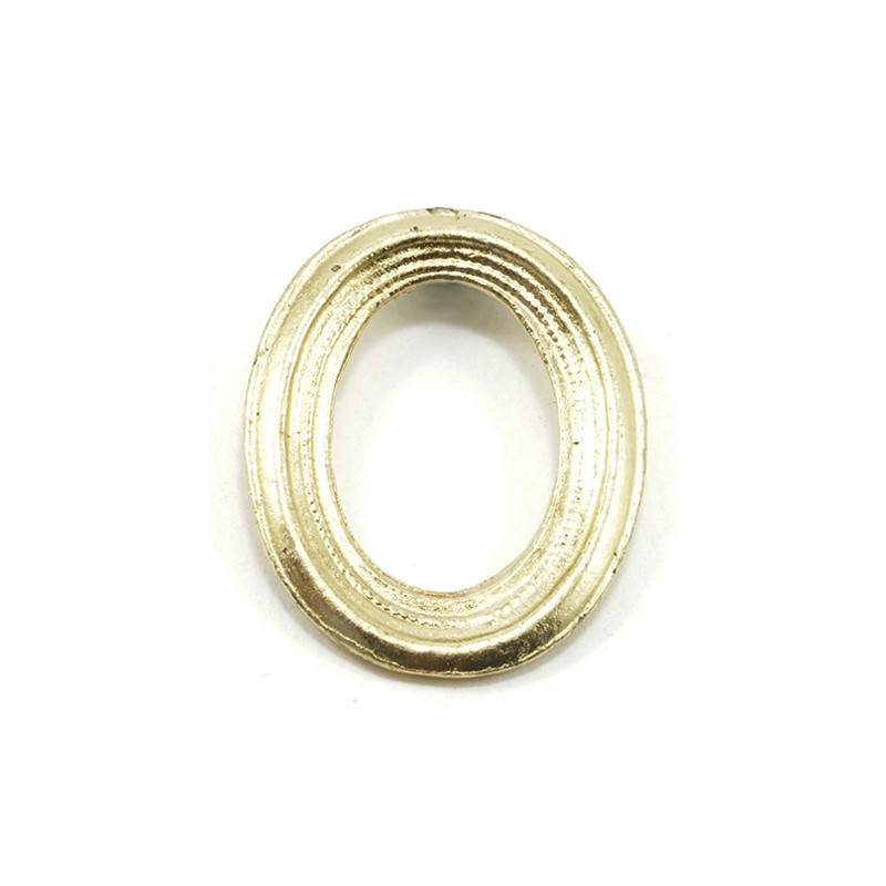OVAL GOLD TONE FRAME