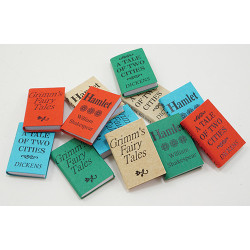 BOOKS/12, LARGE W/PRINTED COVER, TITLE B