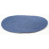 NAVY BLUE RUG, LARGE