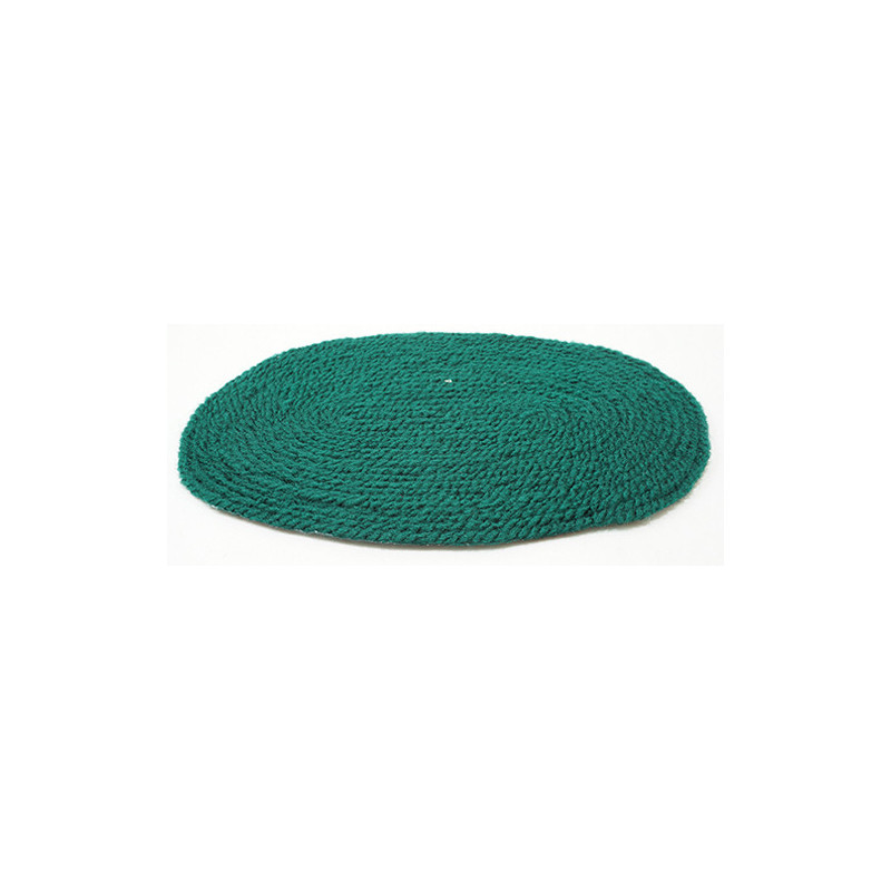 HUNTER GREEN RUG, LARGE