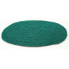 HUNTER GREEN RUG, LARGE