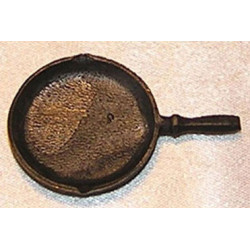 FRYING PAN/HEX HANDLE/BLACK