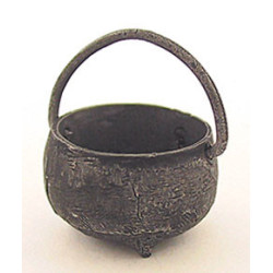 HANGING POT, LARGE, BLACK