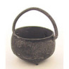 HANGING POT, LARGE, BLACK