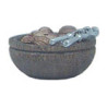 WOOD BOWL W/NUTS & CRACKER
