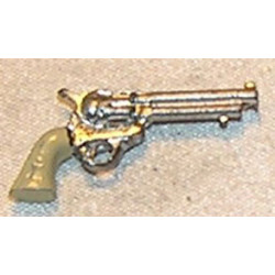 HANDGUN,WESTERN,SIL COL, IVORY GRIP