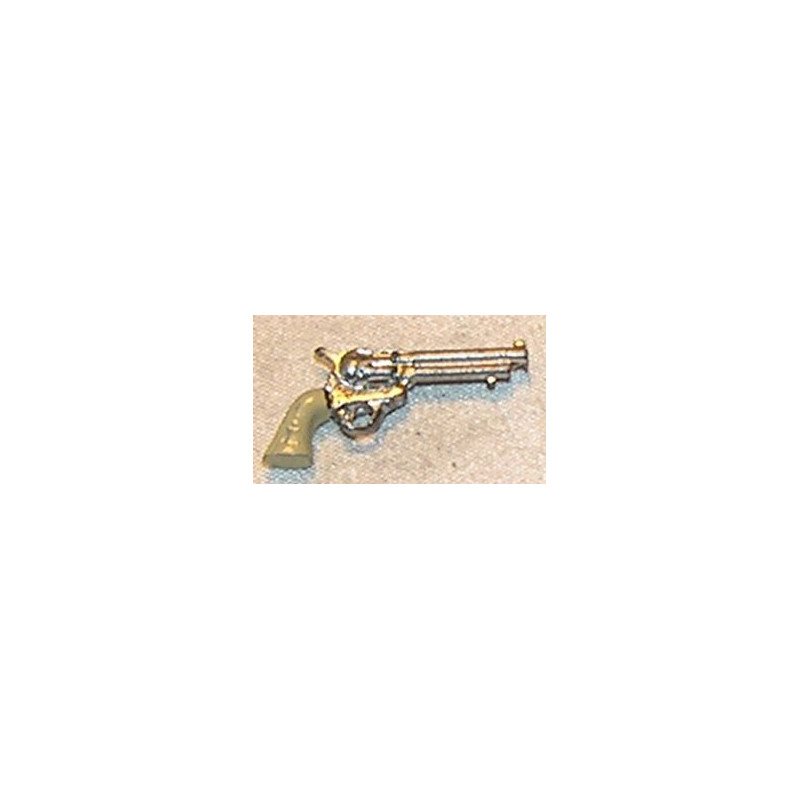 HANDGUN,WESTERN,SIL COL, IVORY GRIP
