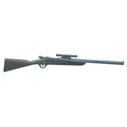 HUNTING RIFLE W/SCOPE DARK STOCK