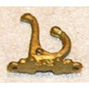 BRASS COAT HOOK