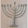 MENORAH,LG, SILVER COLOR