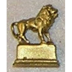 STATUE,LION, GOLD COLOR