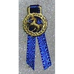 Trophy, Horse, Badge, Blue Ribbon