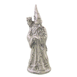 WIZARD STATUE W/OWL