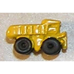 TOY DUMP TRUCK, YELLOW