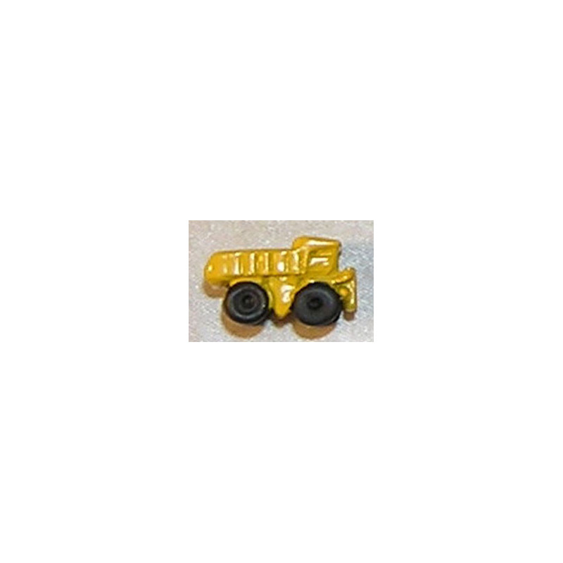 TOY DUMP TRUCK, YELLOW